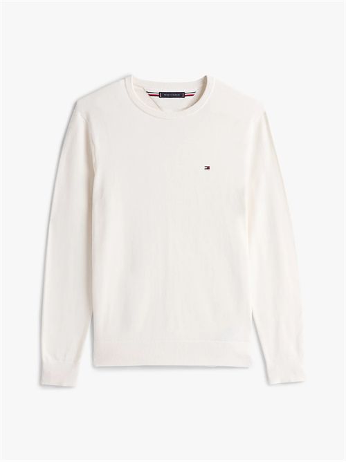 sweater man ivory TOMMY HILFIGER | MW0MW39999Z00